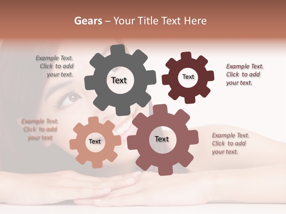 Cute Care Closeup PowerPoint Template