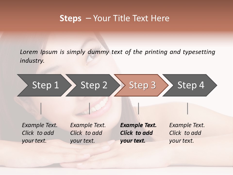 Cute Care Closeup PowerPoint Template