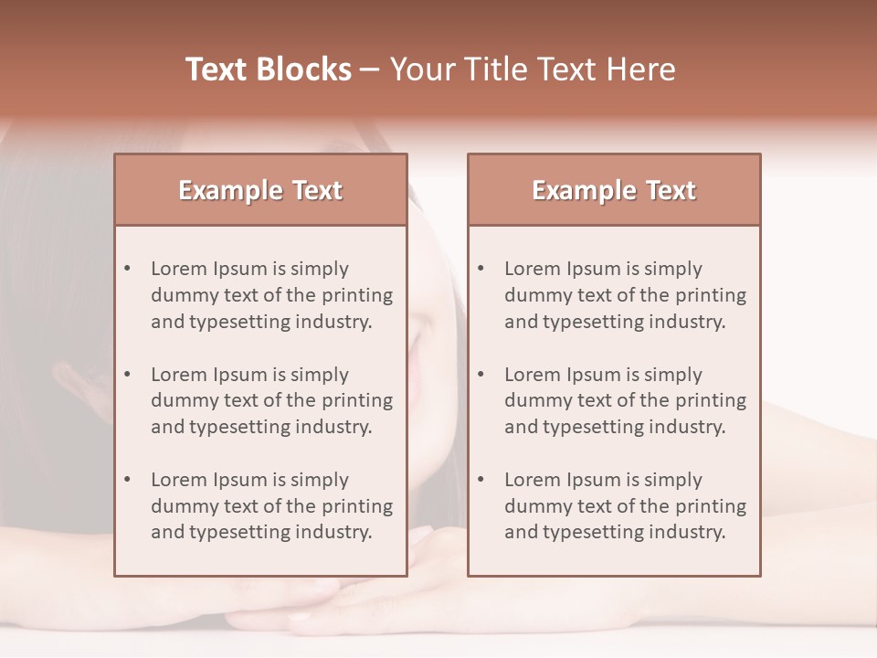 Cute Care Closeup PowerPoint Template
