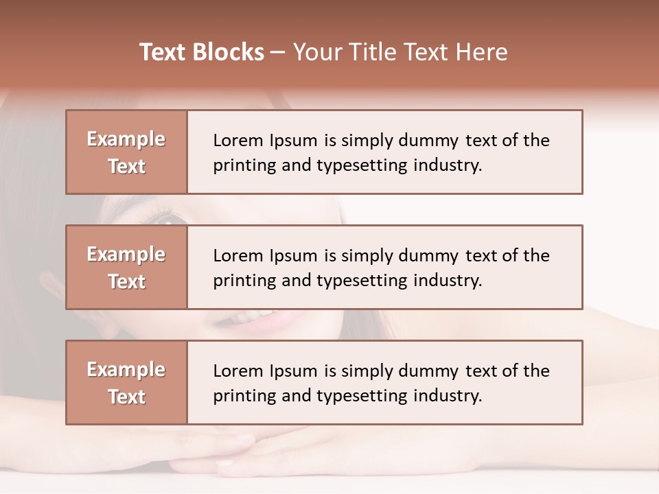 Cute Care Closeup PowerPoint Template
