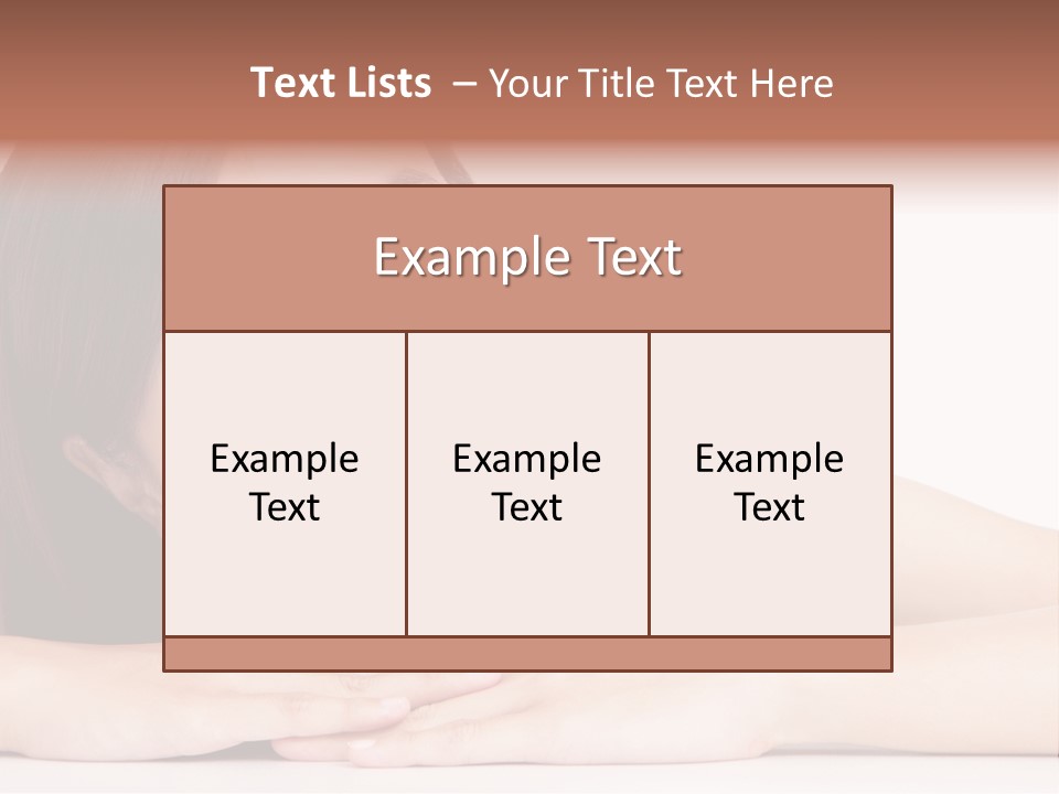 Cute Care Closeup PowerPoint Template