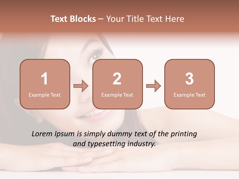 Cute Care Closeup PowerPoint Template