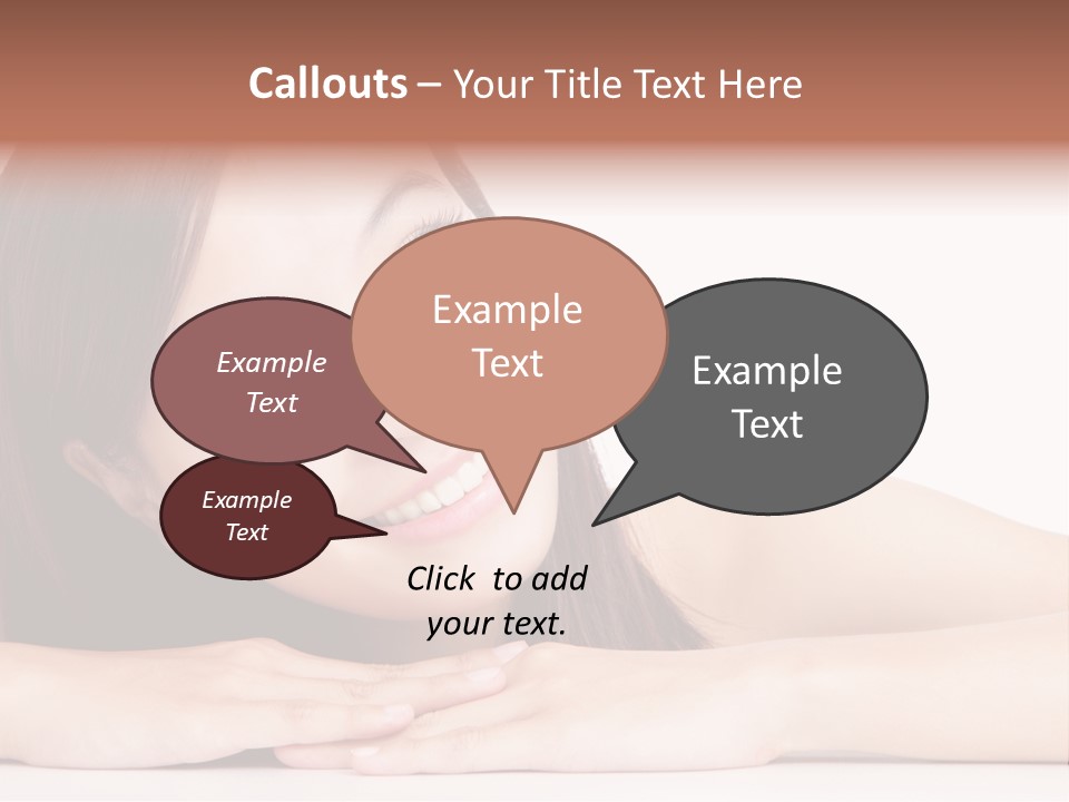 Cute Care Closeup PowerPoint Template