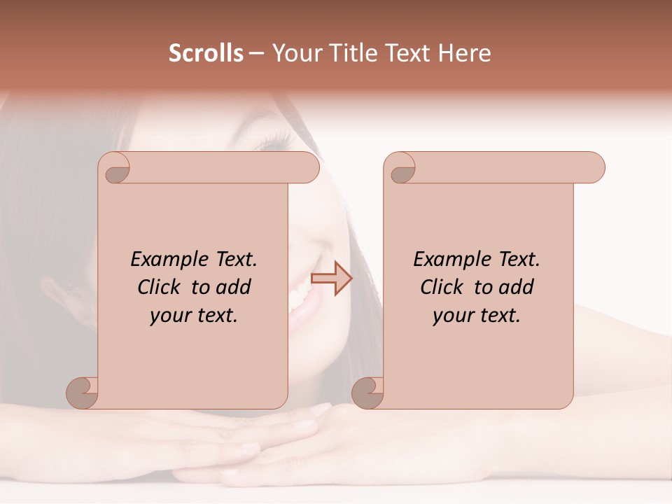 Cute Care Closeup PowerPoint Template