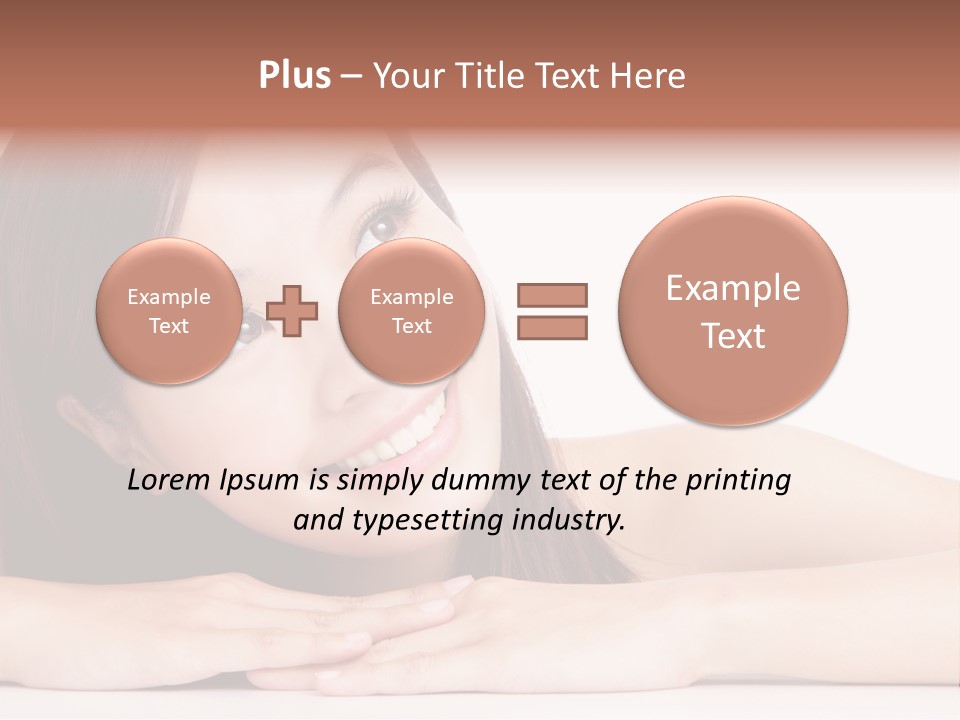 Cute Care Closeup PowerPoint Template