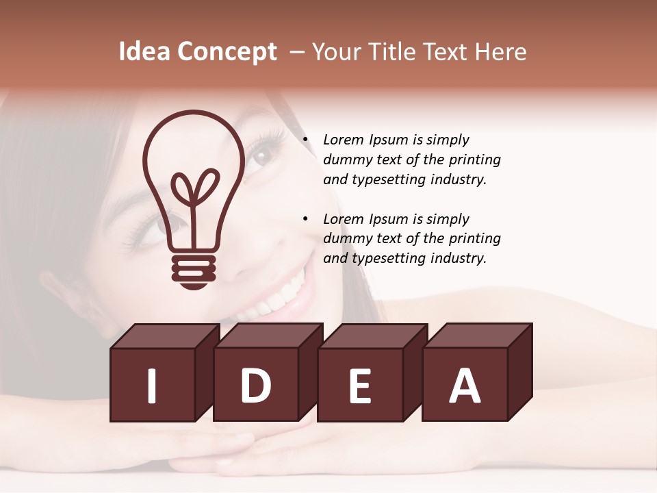 Cute Care Closeup PowerPoint Template