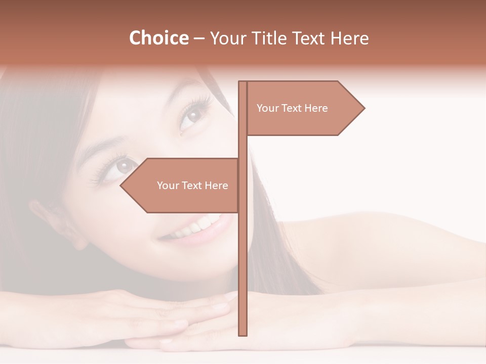 Cute Care Closeup PowerPoint Template