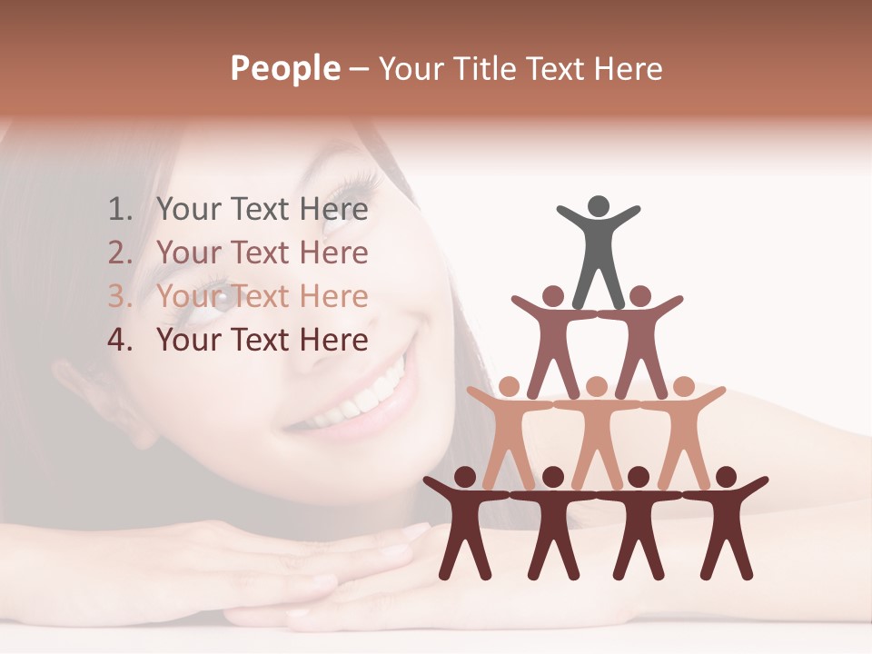 Cute Care Closeup PowerPoint Template