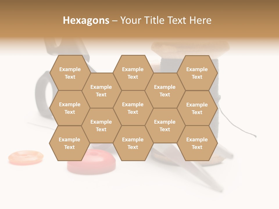 Material Closeup Isolated PowerPoint Template