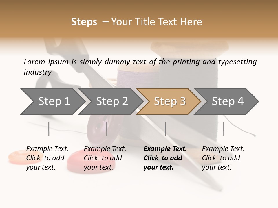 Material Closeup Isolated PowerPoint Template
