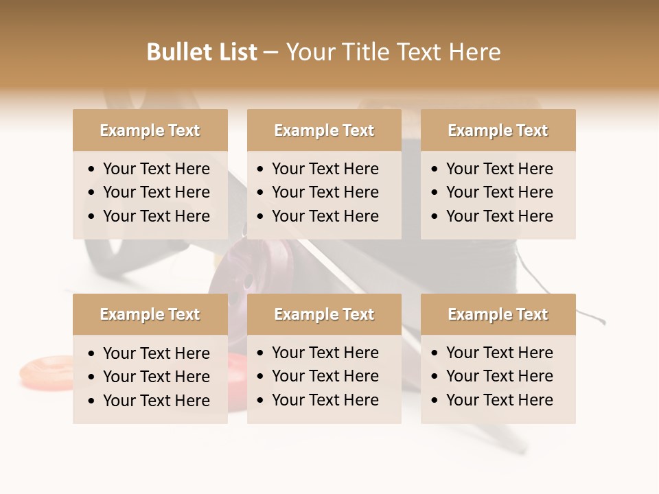 Material Closeup Isolated PowerPoint Template