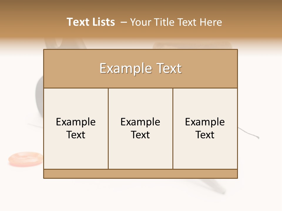 Material Closeup Isolated PowerPoint Template