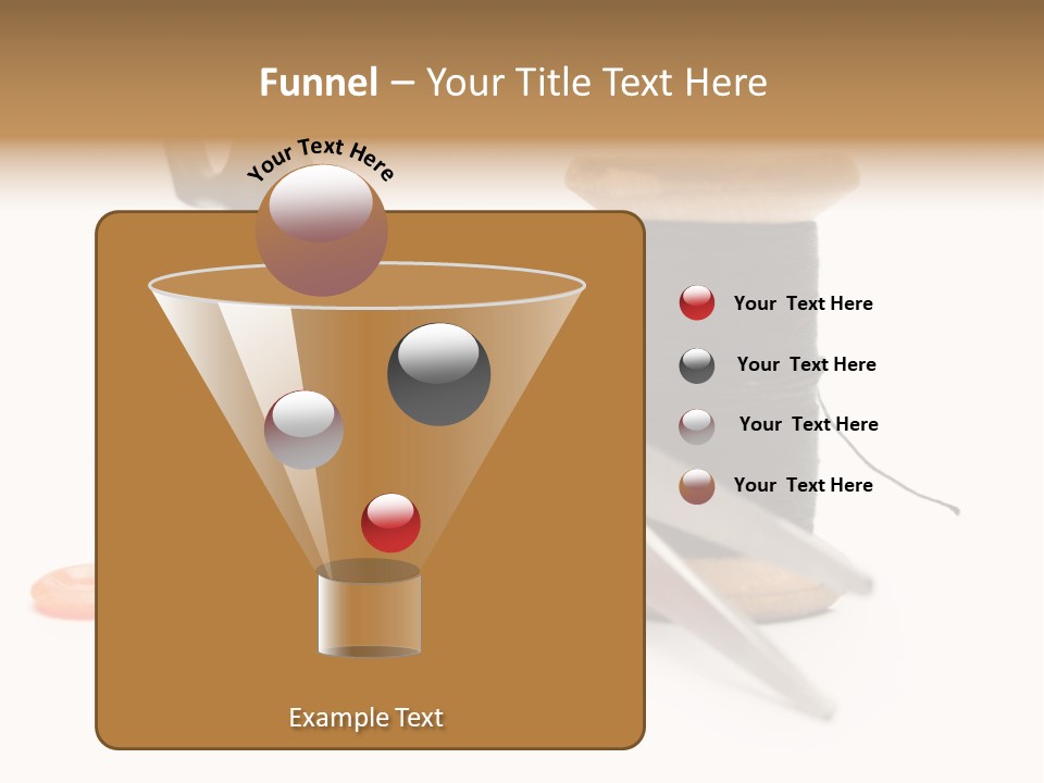Material Closeup Isolated PowerPoint Template