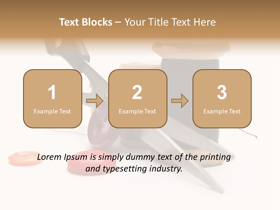 Material Closeup Isolated PowerPoint Template