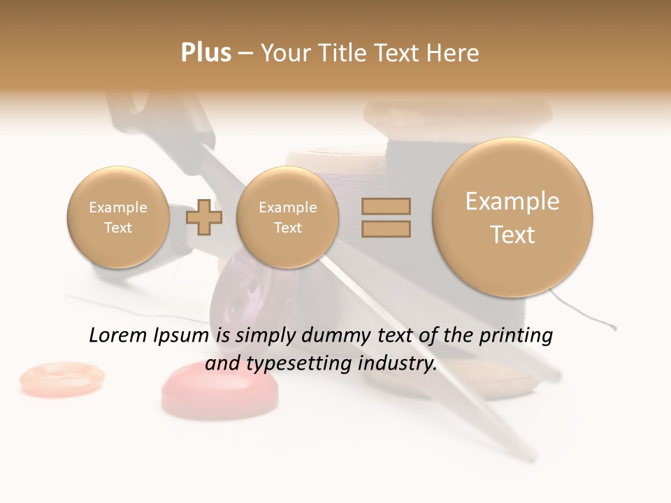Material Closeup Isolated PowerPoint Template