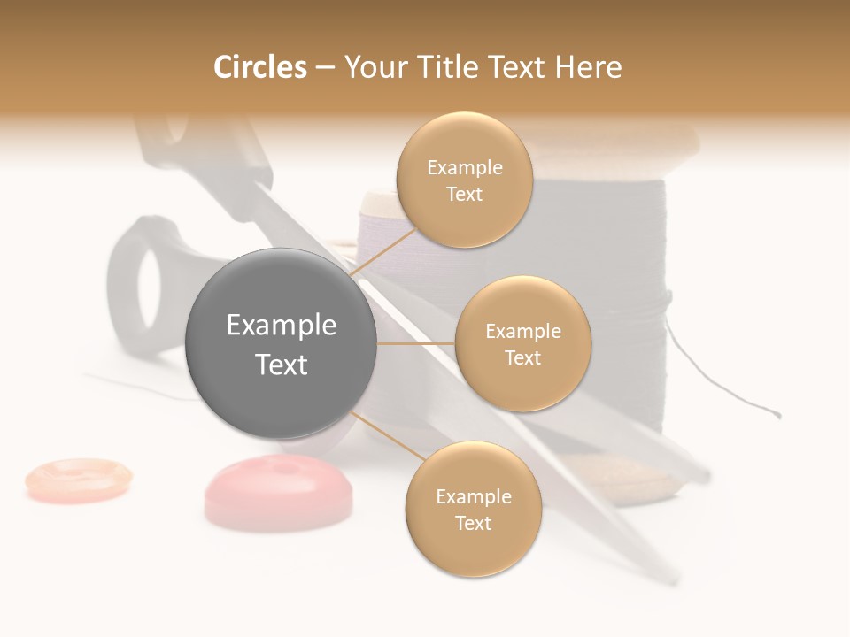 Material Closeup Isolated PowerPoint Template