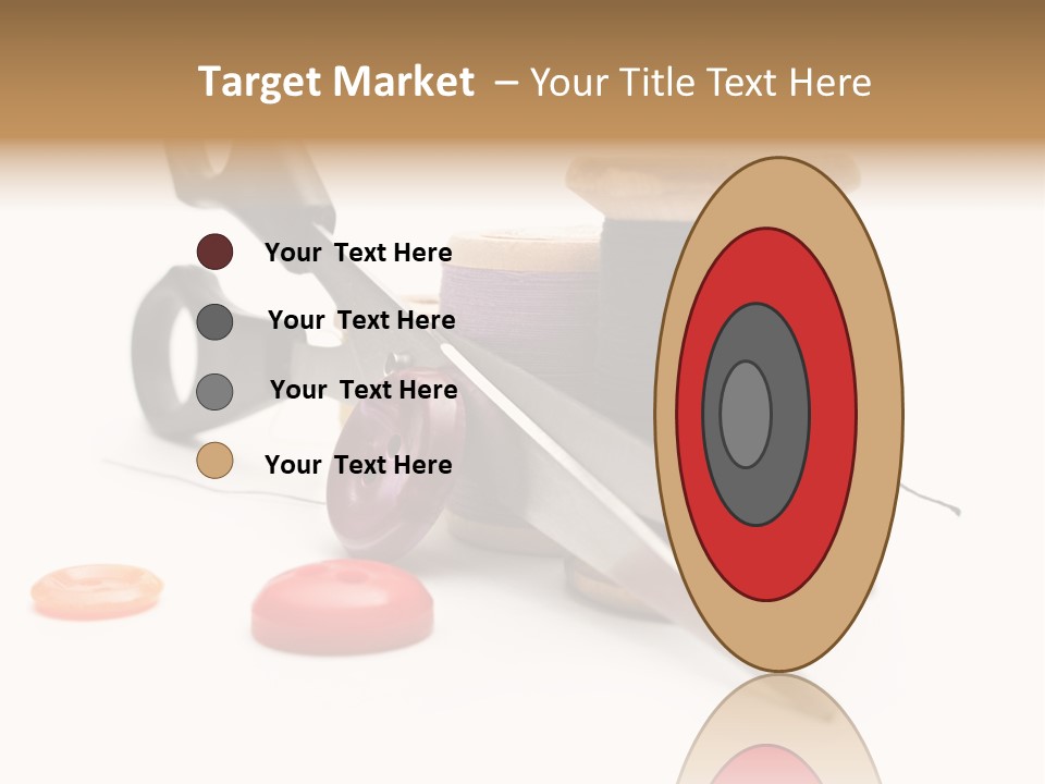 Material Closeup Isolated PowerPoint Template