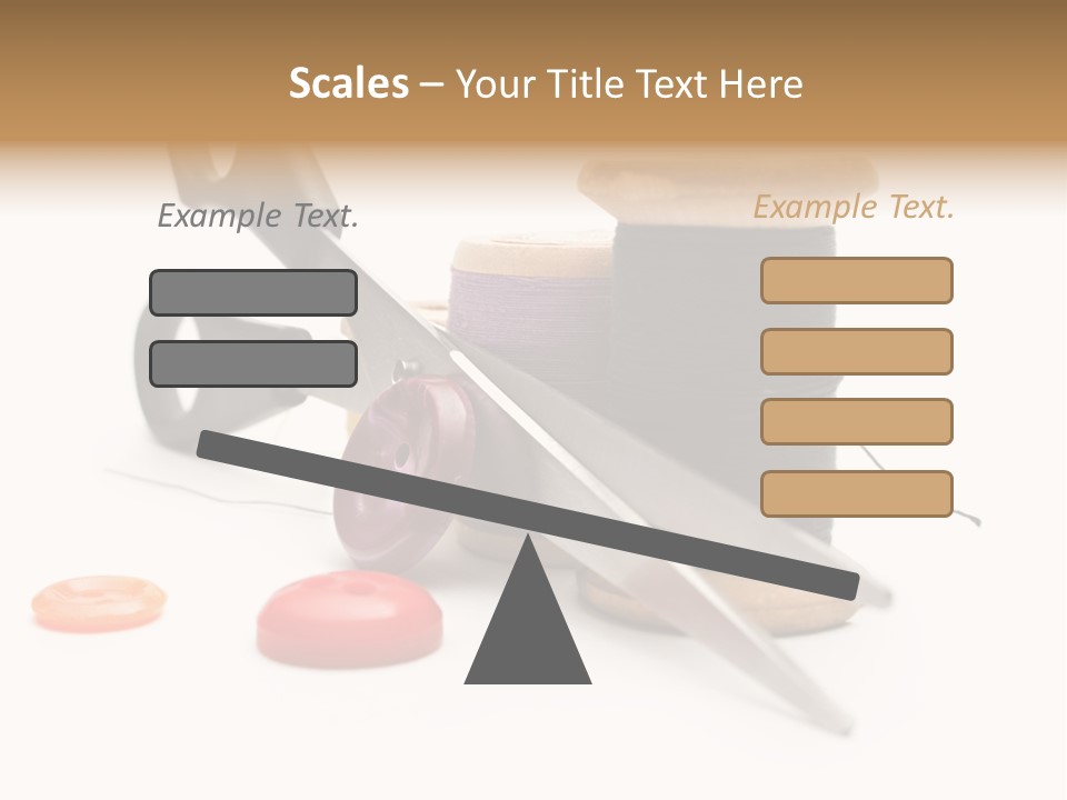 Material Closeup Isolated PowerPoint Template