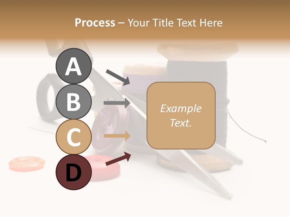 Material Closeup Isolated PowerPoint Template
