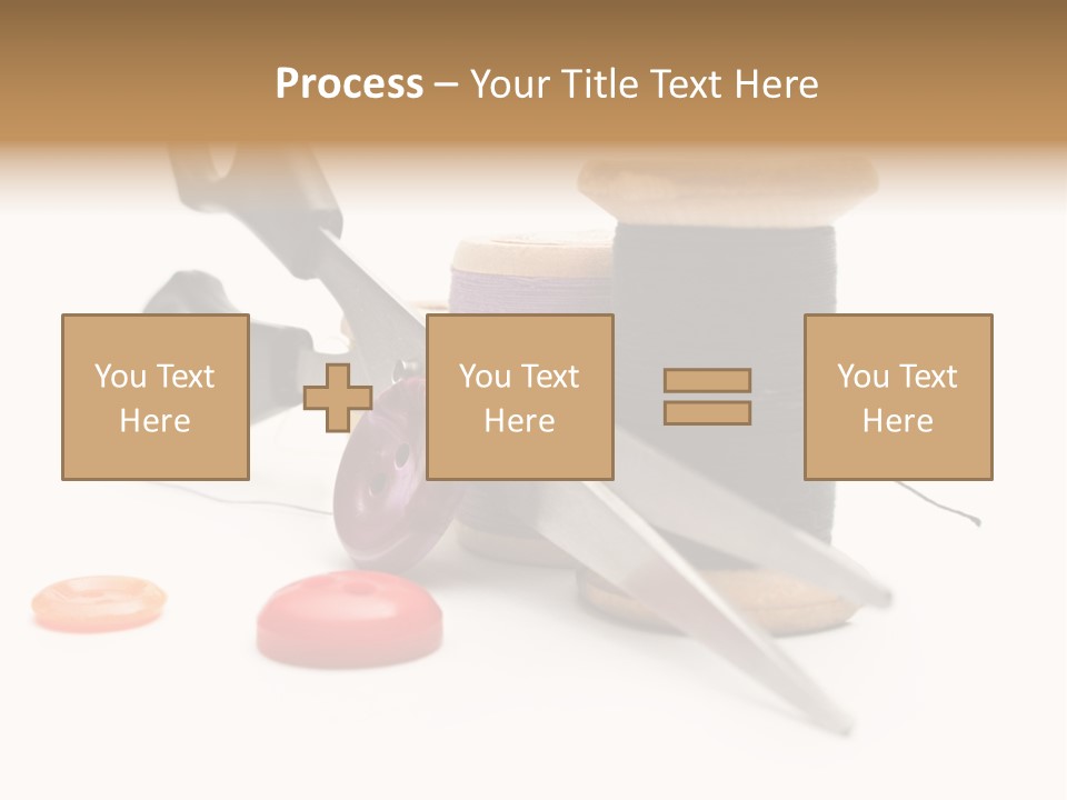 Material Closeup Isolated PowerPoint Template