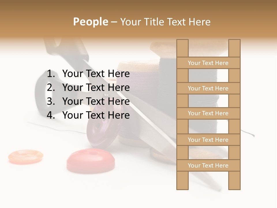 Material Closeup Isolated PowerPoint Template