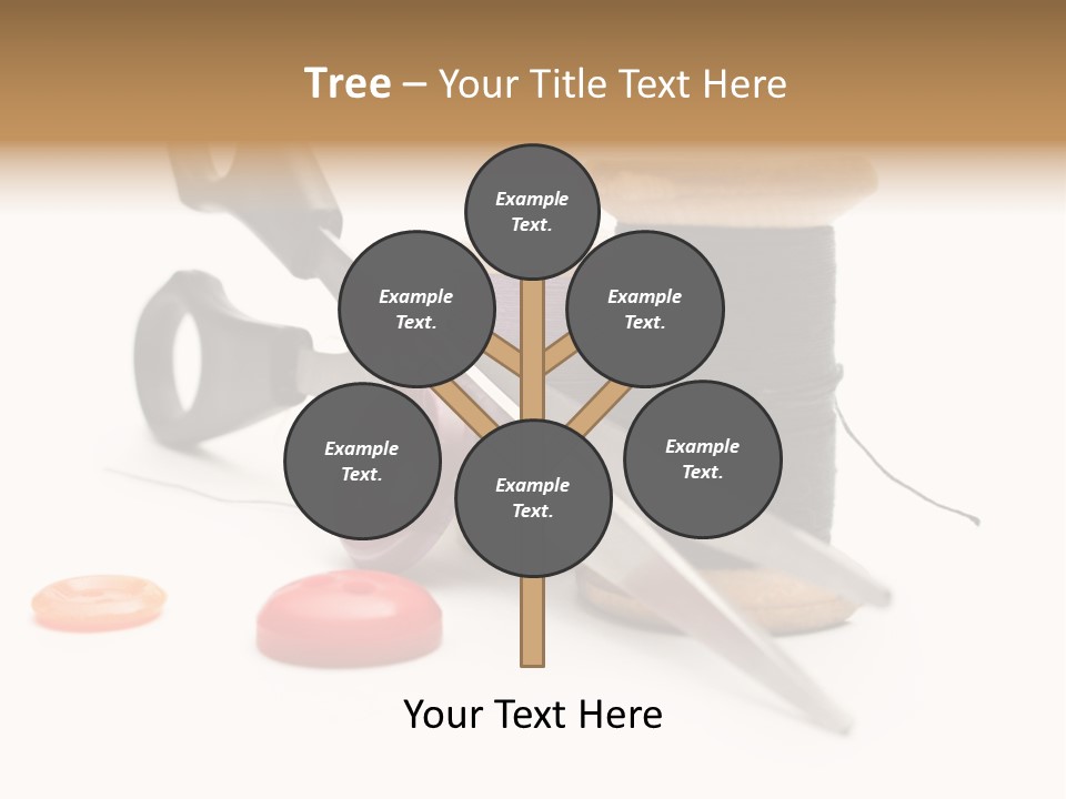 Material Closeup Isolated PowerPoint Template