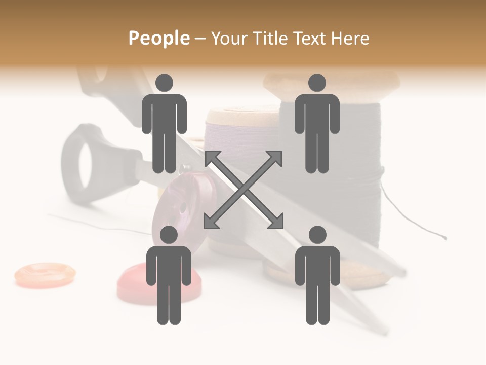 Material Closeup Isolated PowerPoint Template