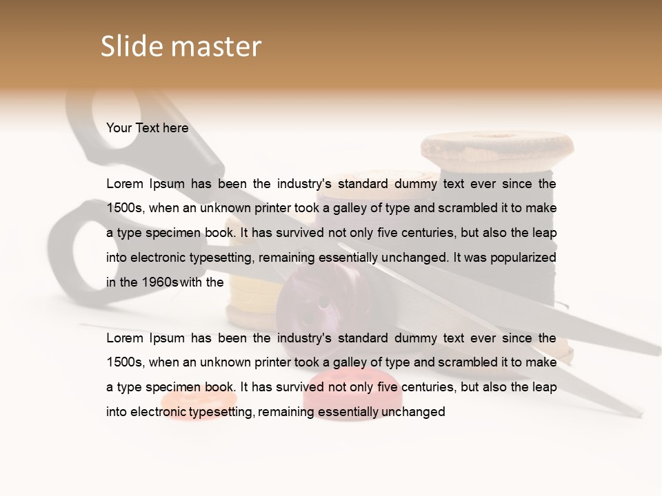 Circle Repair Object PowerPoint Template