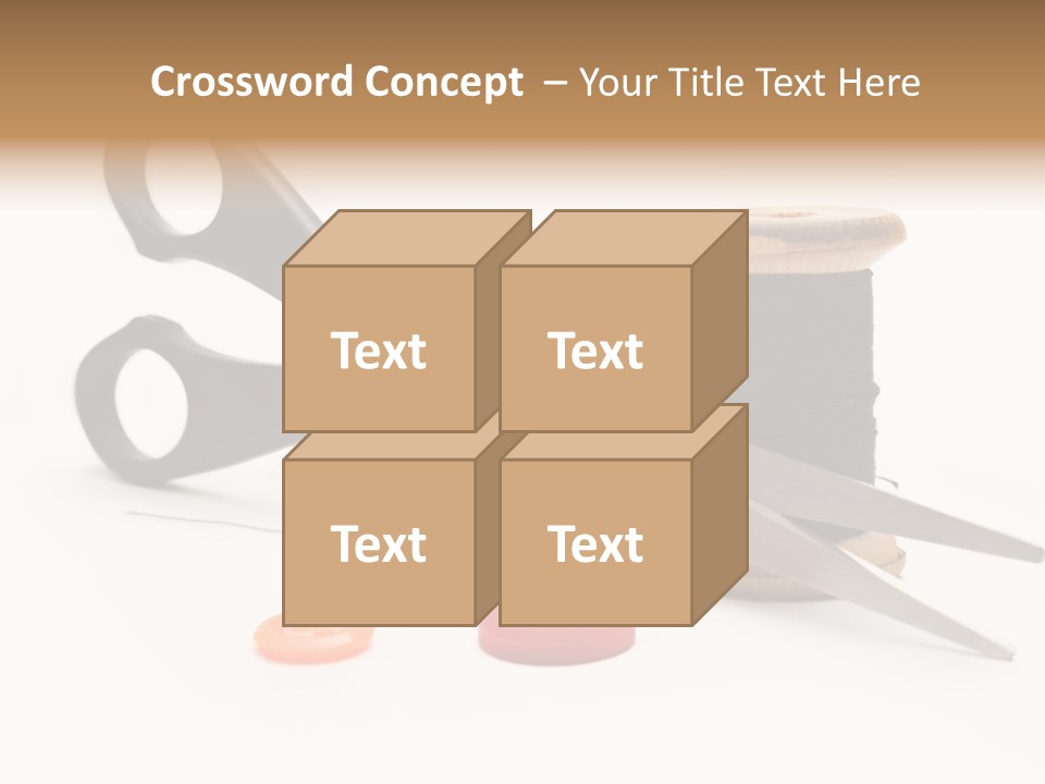 Circle Repair Object PowerPoint Template