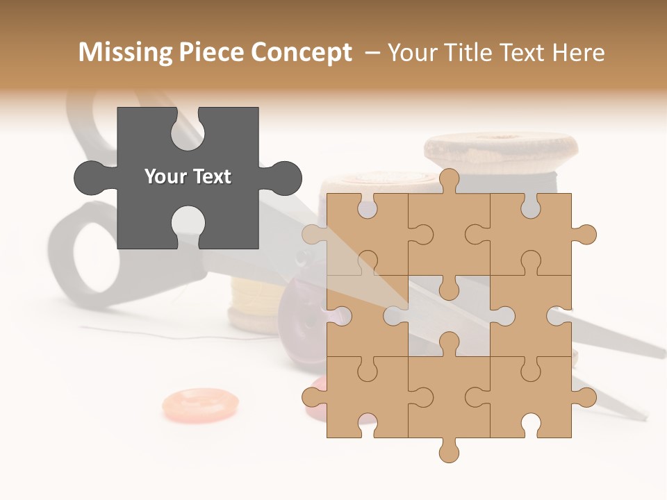 Circle Repair Object PowerPoint Template