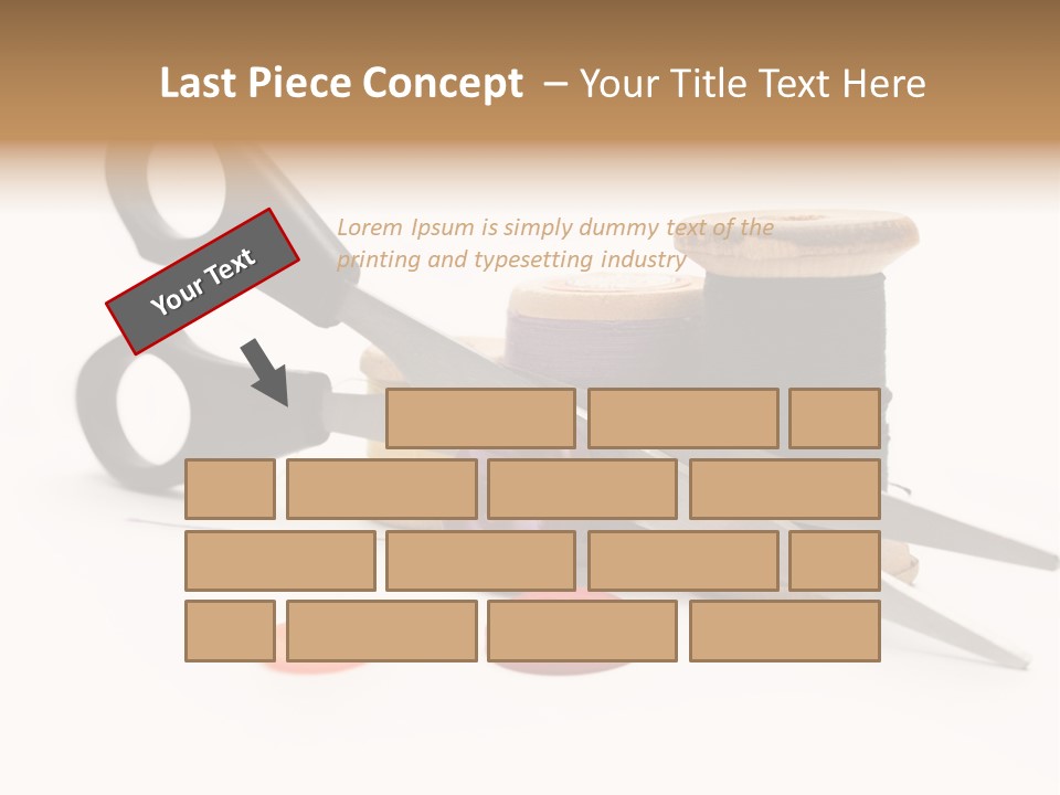 Circle Repair Object PowerPoint Template