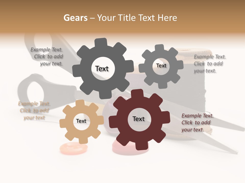 Circle Repair Object PowerPoint Template