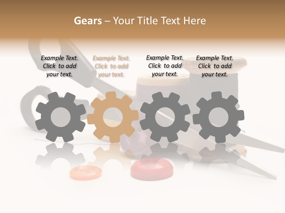Circle Repair Object PowerPoint Template
