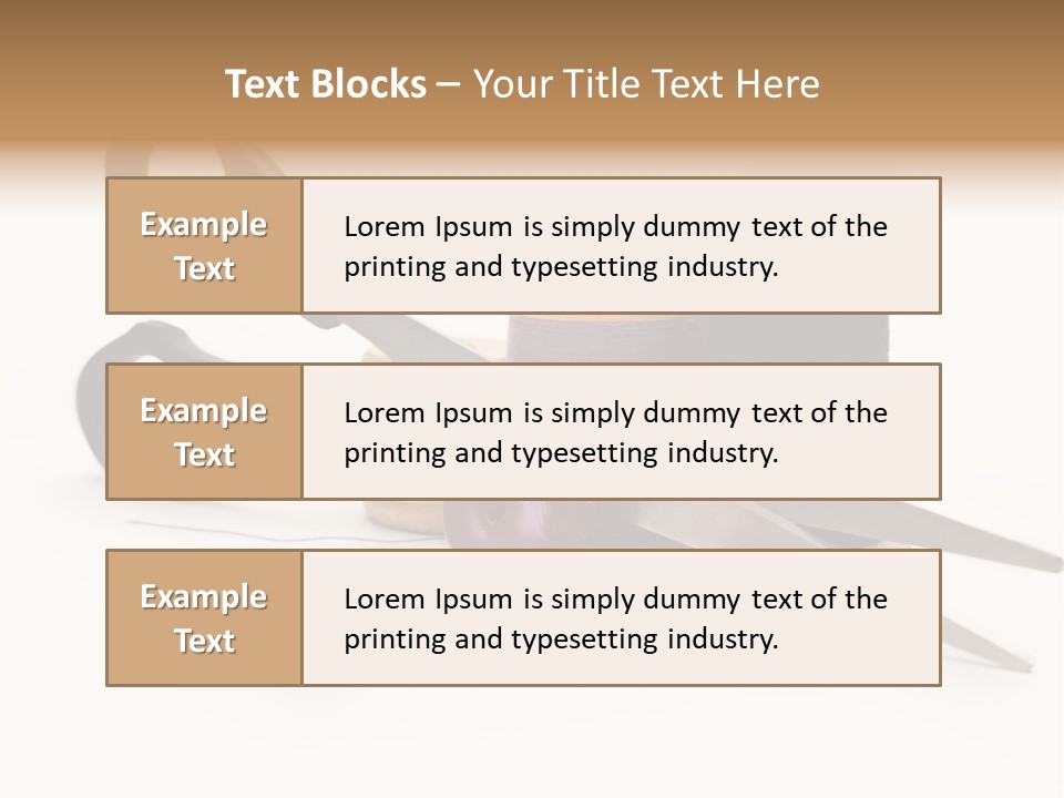 Circle Repair Object PowerPoint Template