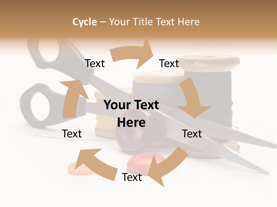 Circle Repair Object PowerPoint Template