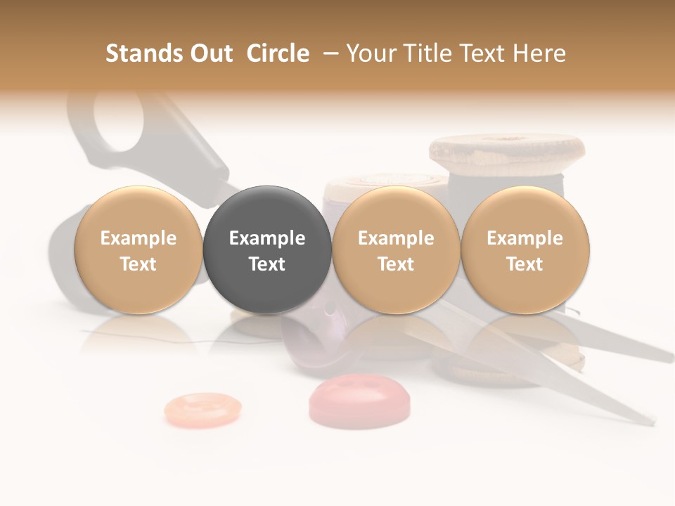 Circle Repair Object PowerPoint Template