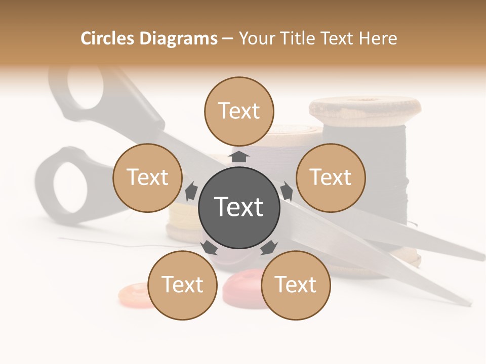Circle Repair Object PowerPoint Template