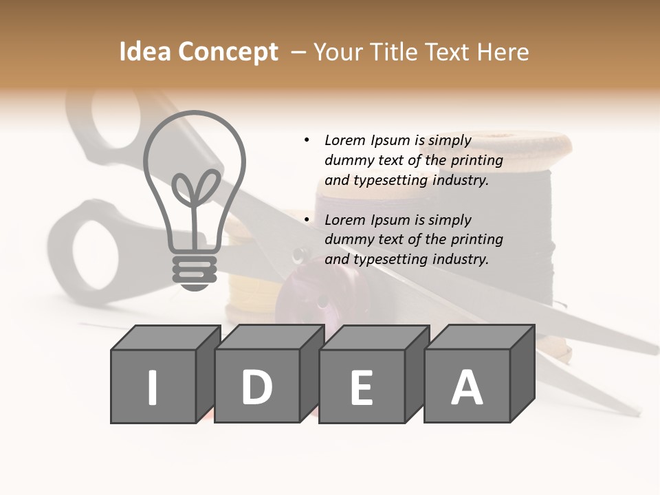 Circle Repair Object PowerPoint Template