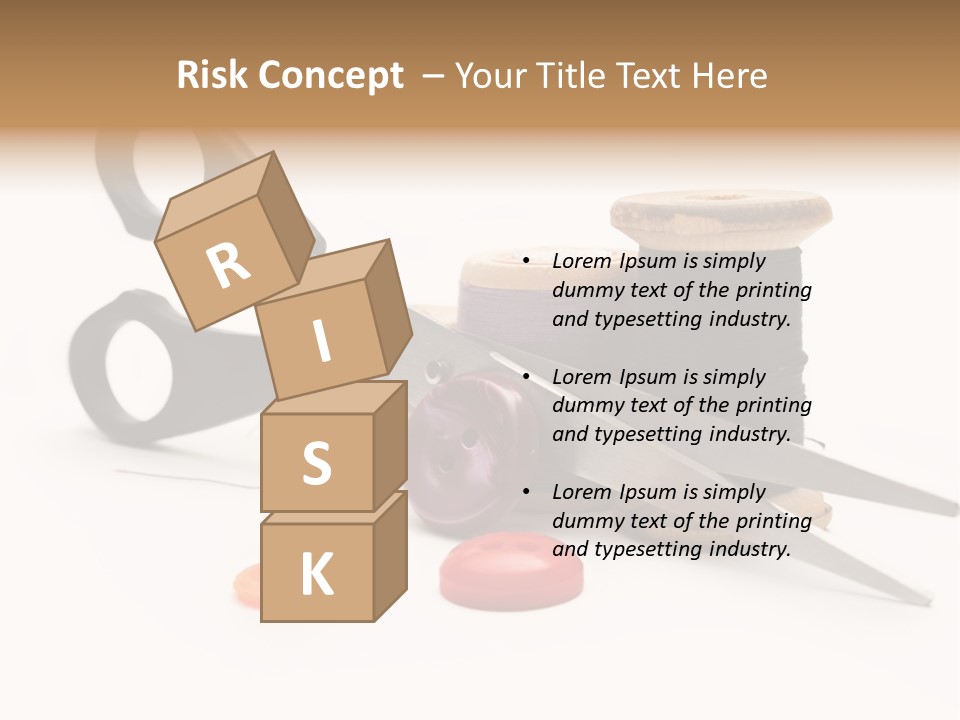 Circle Repair Object PowerPoint Template