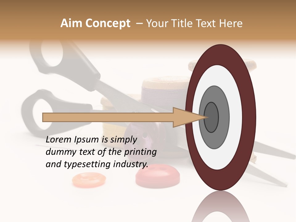 Circle Repair Object PowerPoint Template