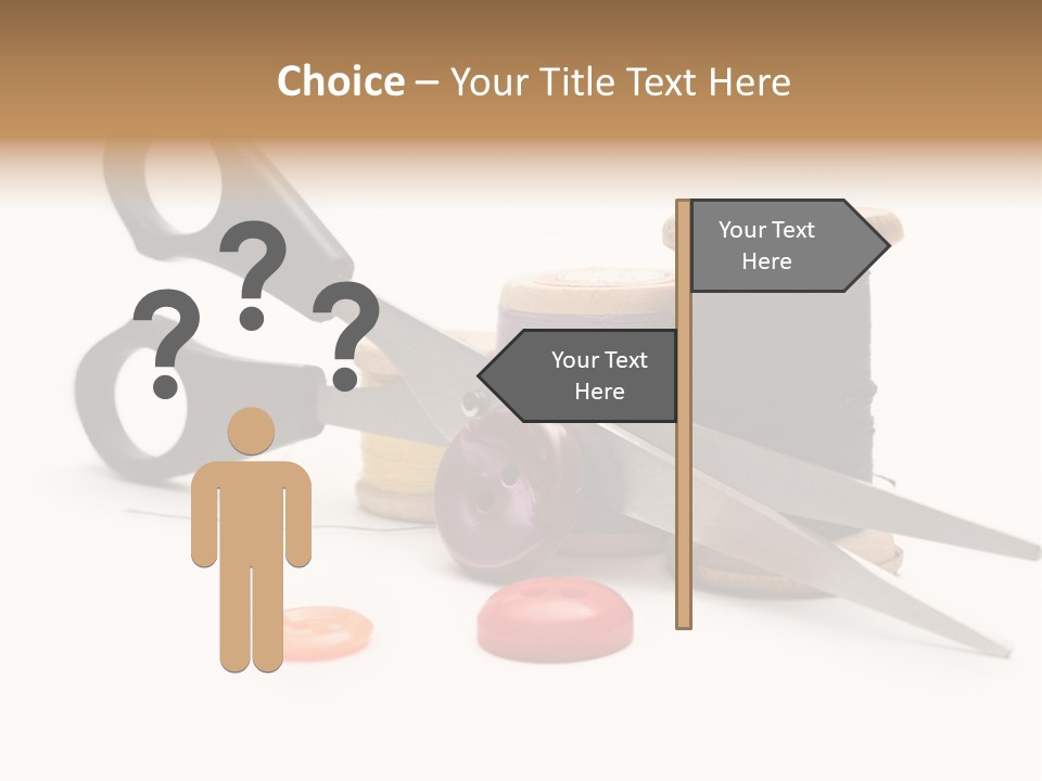 Circle Repair Object PowerPoint Template