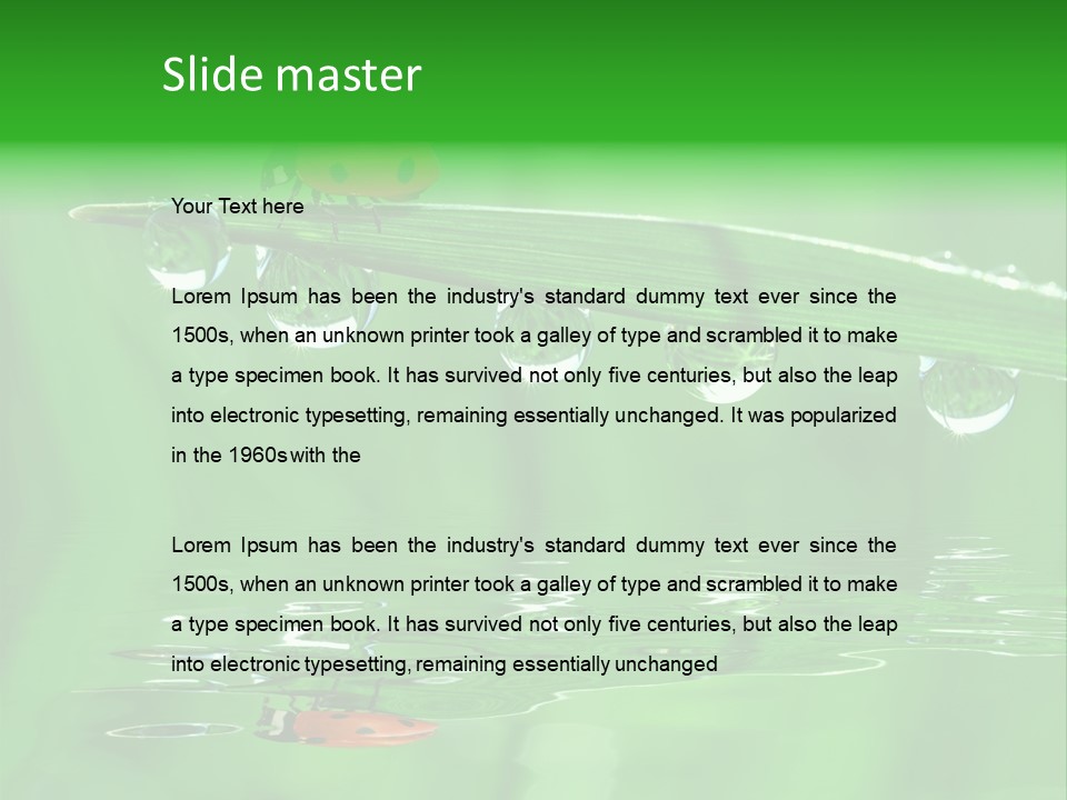 Plant Wildlife Meadow PowerPoint Template