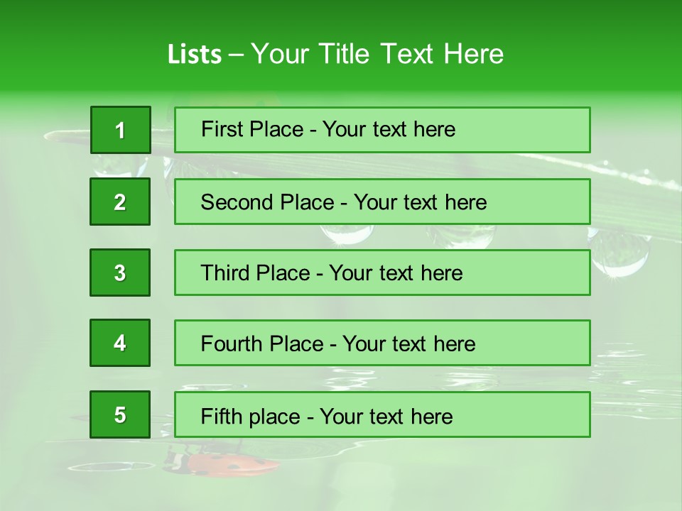 Plant Wildlife Meadow PowerPoint Template
