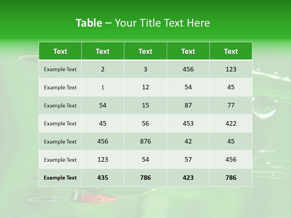 Plant Wildlife Meadow PowerPoint Template