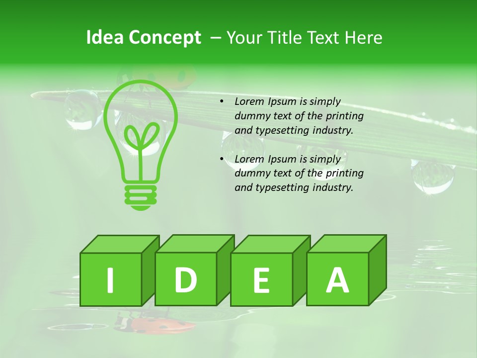 Plant Wildlife Meadow PowerPoint Template