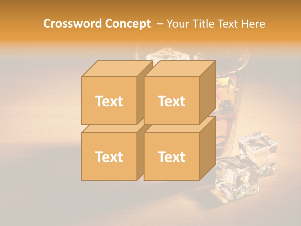 Yellow Glass Scottish PowerPoint Template