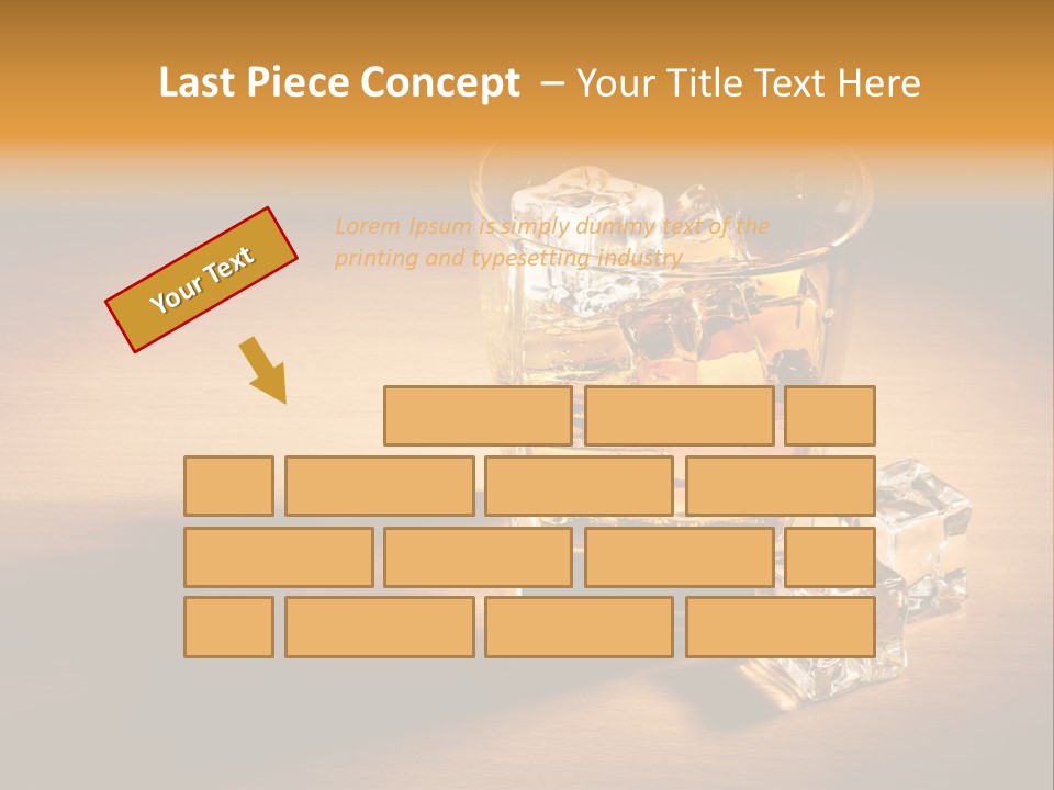 Yellow Glass Scottish PowerPoint Template