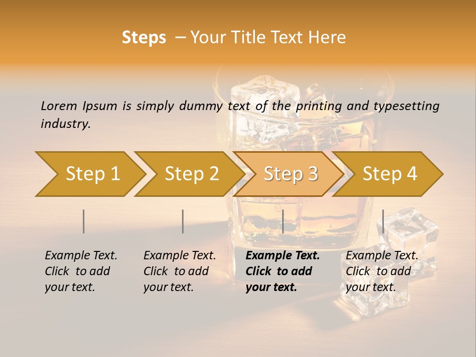 Yellow Glass Scottish PowerPoint Template