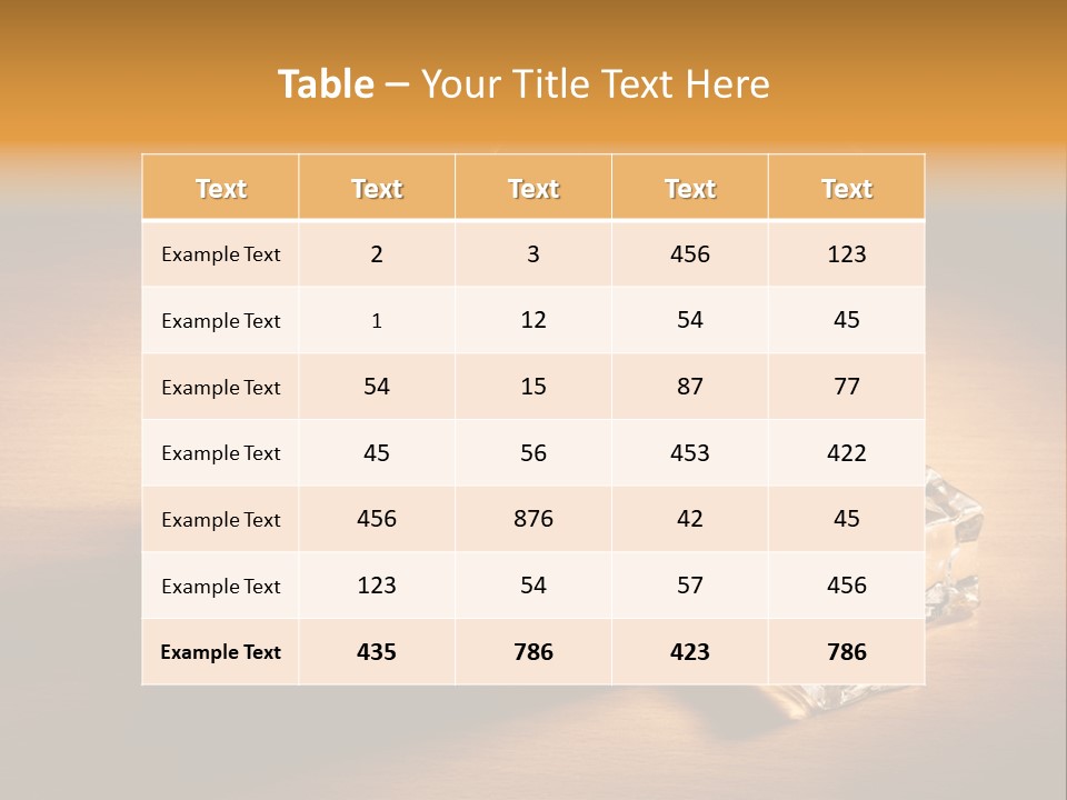 Yellow Glass Scottish PowerPoint Template