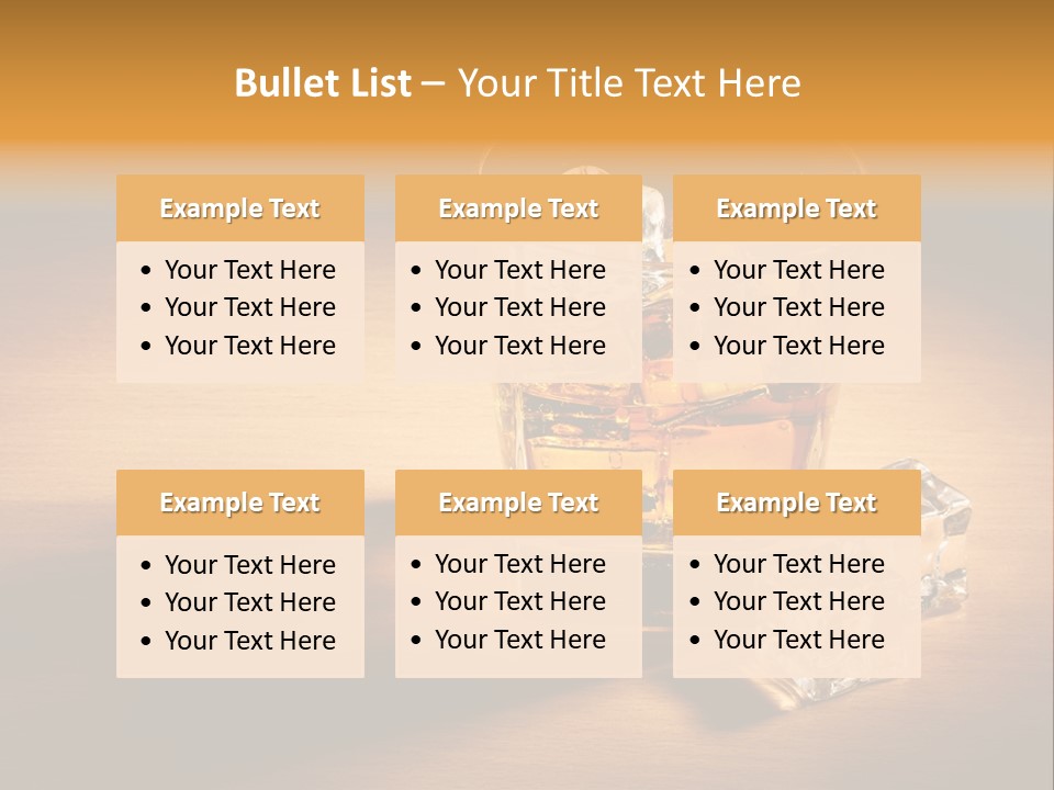 Yellow Glass Scottish PowerPoint Template